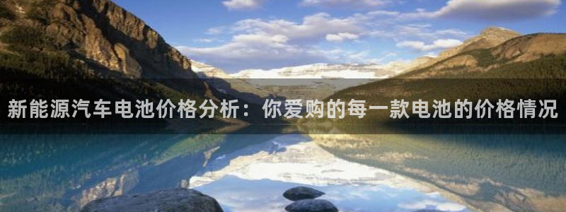 优发国际官网手机版下载安装：新能源汽车电池价格分析：你爱购的每一款电池的价格情况