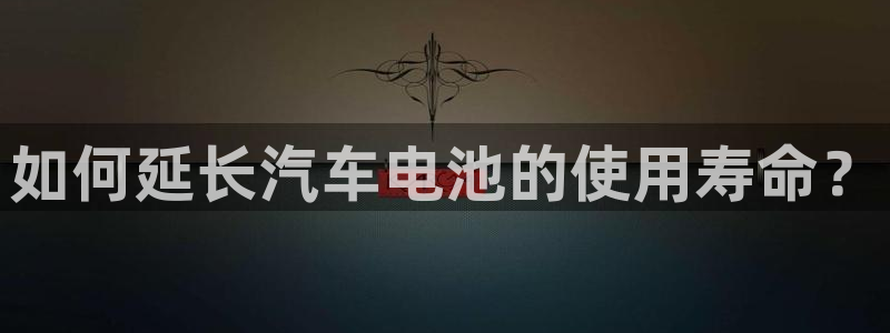 优发国际注册17：如何延长汽车电池的使用寿命？