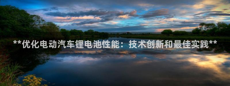 优发国际合并到哪里了：**优化电动汽车锂电池性能：技术创新和最佳实践**