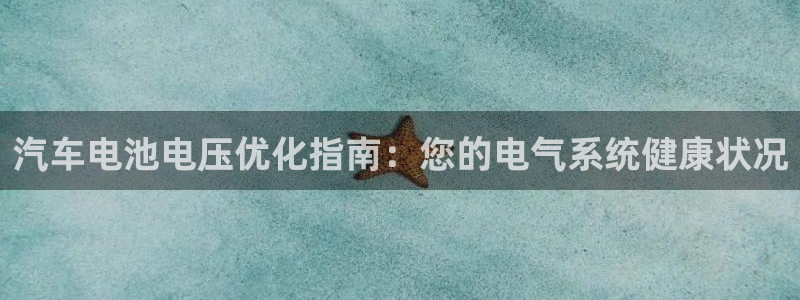优发国际官网网站首页：汽车电池电压优化指南：您的电气系统健康状况