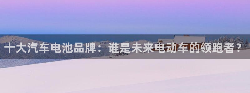 优发国际不出款怎么办：十大汽车电池品牌：谁是未来电动车的领跑者？