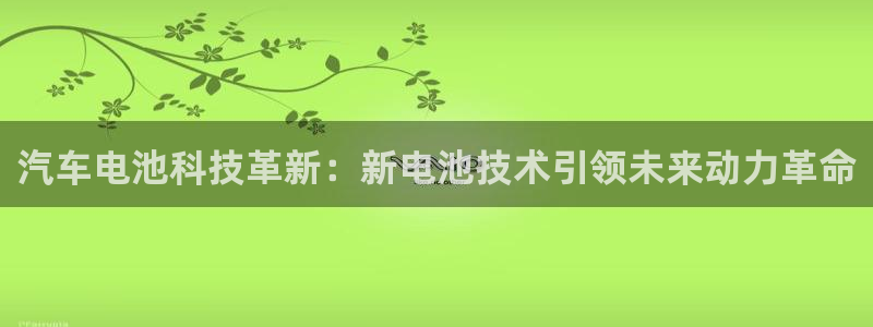 优发国际手机客户端下载安装不了：汽车电池科技革新：新电池技术引领未来动力革命